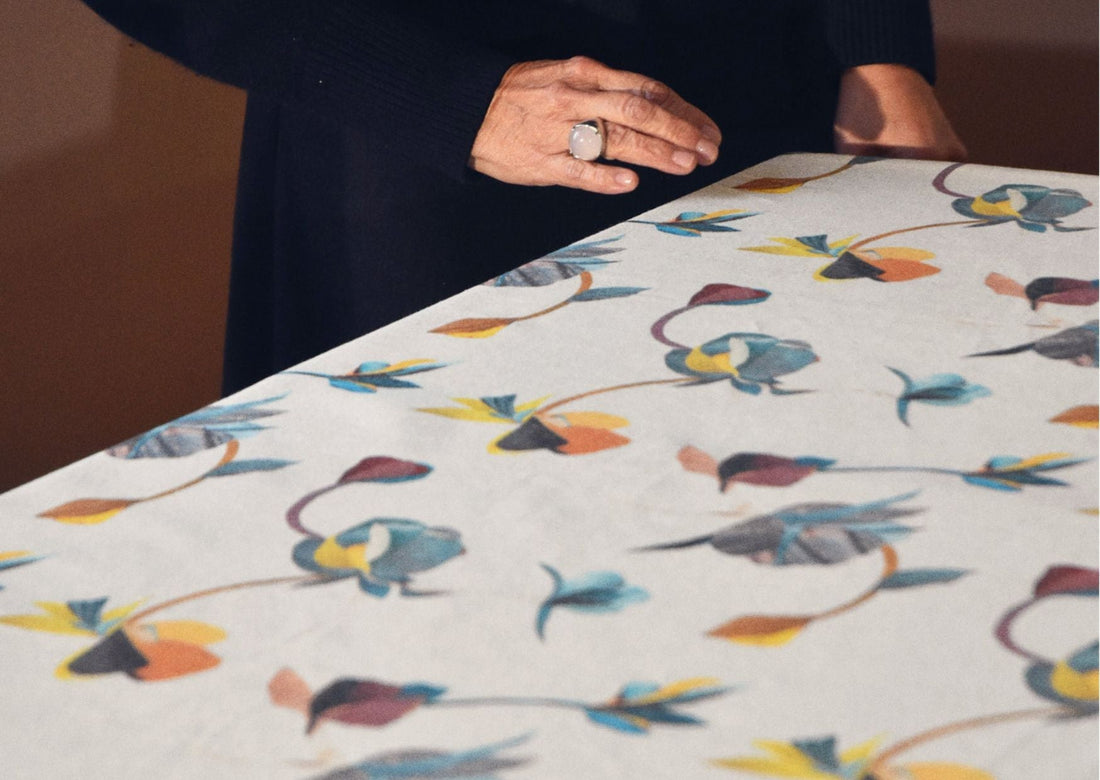 El mantel estampado floral: La pieza central que tu comedor necesita esta primavera