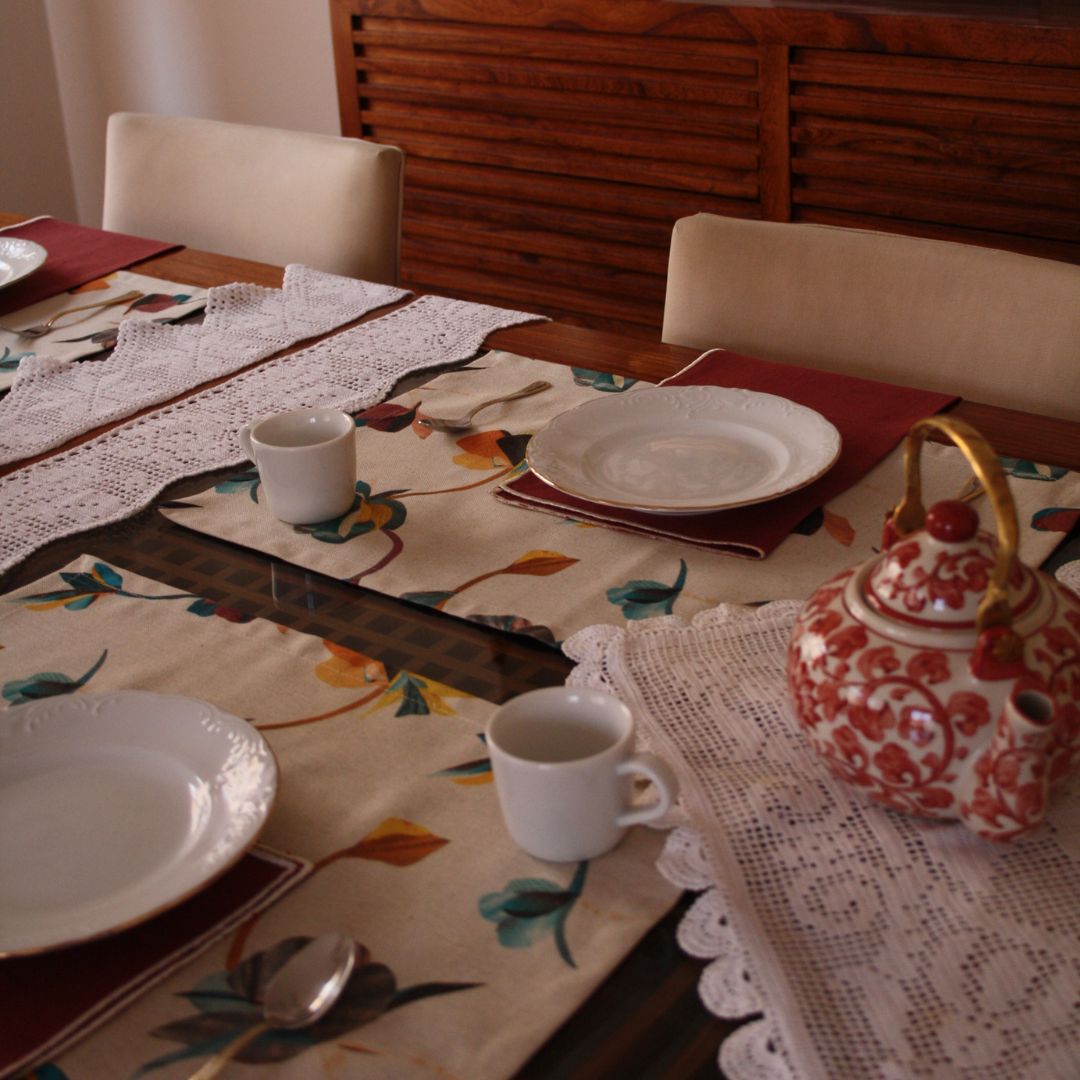 MESA ESTAMPADA PARA DOS, SABRINA (SET DE 2)