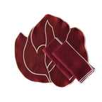 MESA BORDADA PARA DOS, SABRINA (SET DE 2)