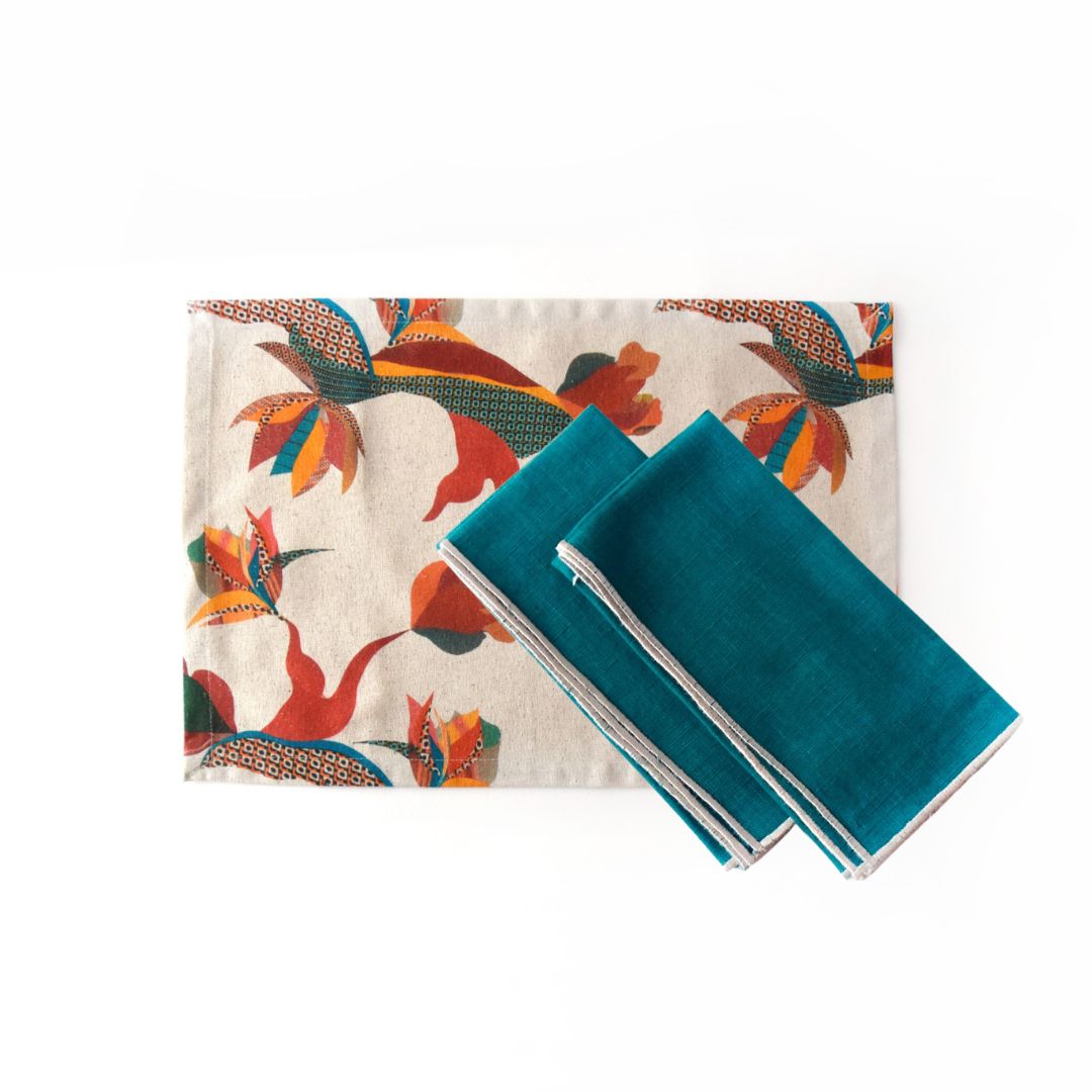 Set "Mesa para 2" - estampado Sabio