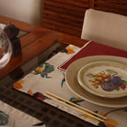 LAS SERVILLETAS DE TELA BORDADAS, SABRINA (SET DE 2)